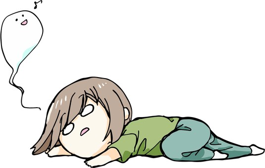 だるさがある人のイメージイラスト
